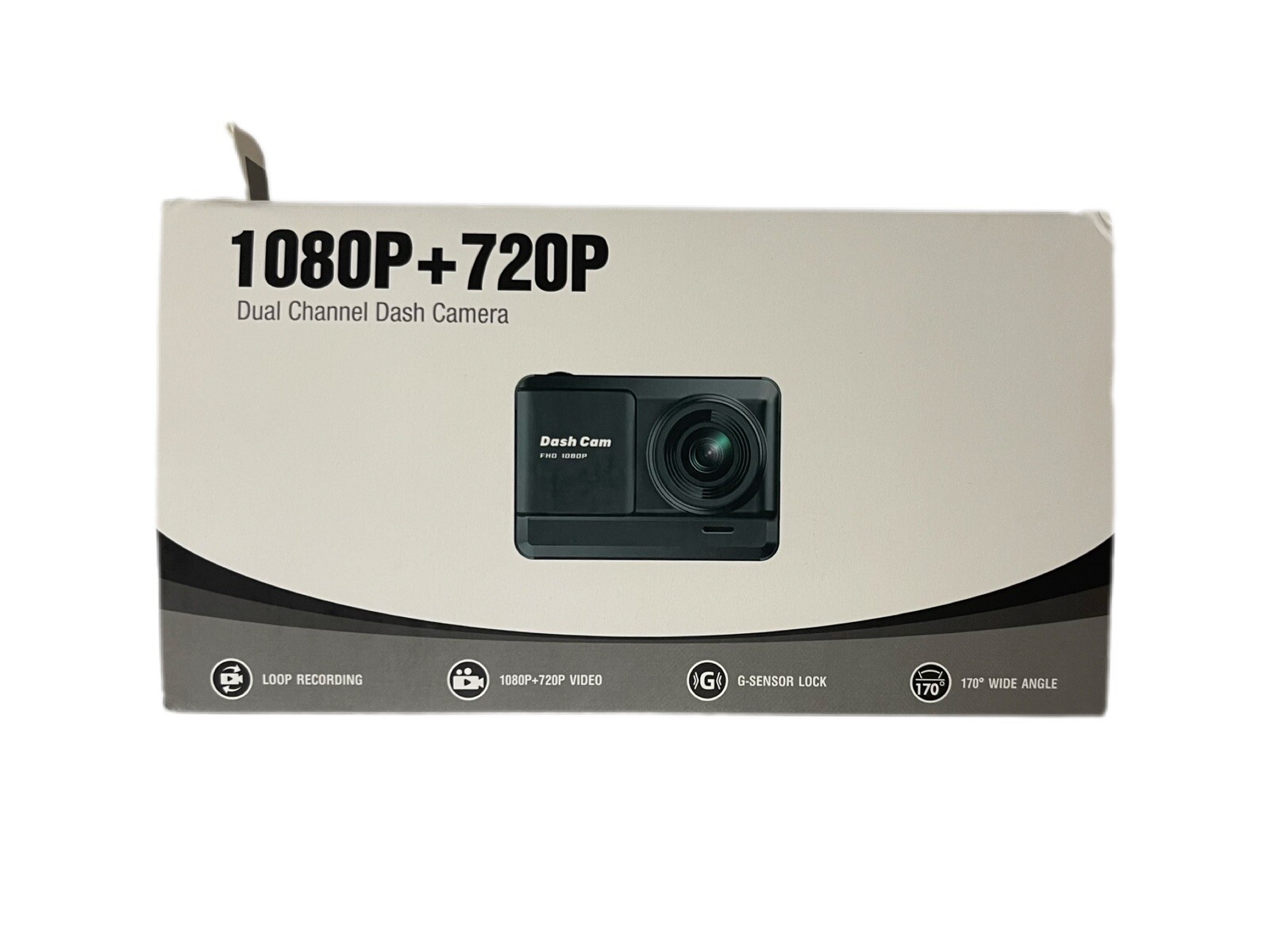 Dual Channel Dash Cam 1080p + 720p
