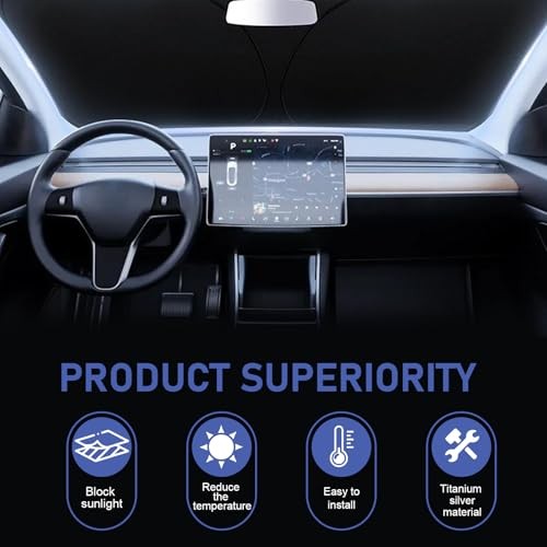 6PCS Car Window Shade, Window Sunshade for Side Window Front 57.09×31.5 inches
