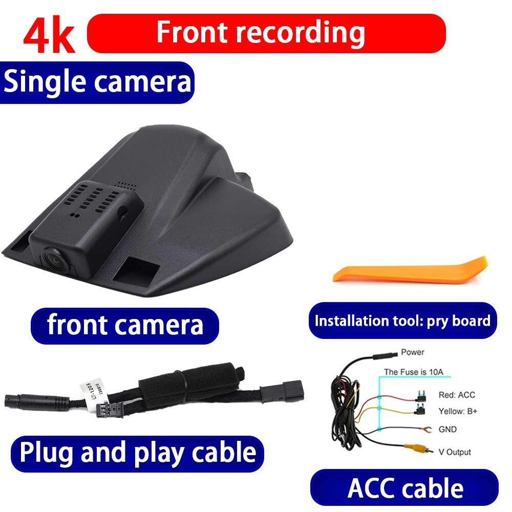 Plug and Play 4K 2160P Wifi DVR Dash Cam Camera For Ford Kuga Escape 2013-2019