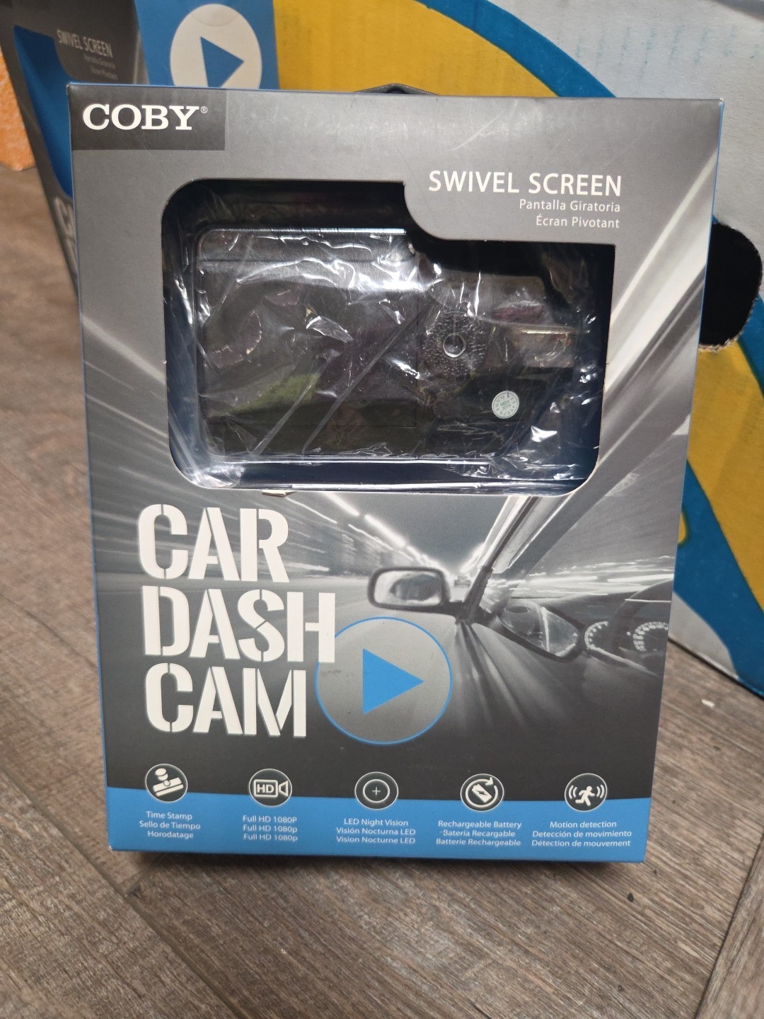 Coby Car Dash Cam 2.5″ Swivel Screen 1080p Night Vision Dashboard Camera