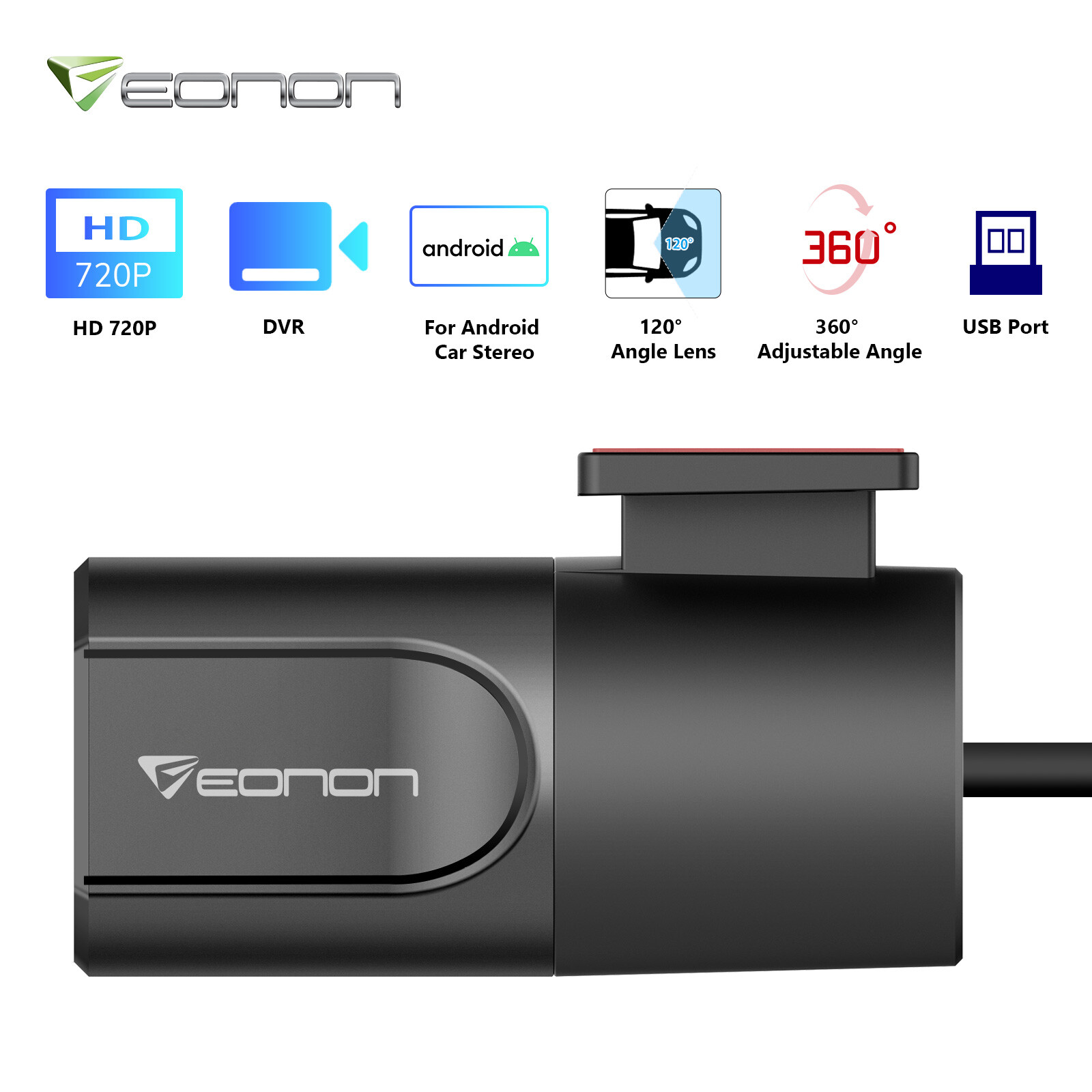 Eonon A100 360° Front USB Dash Camera DVR for Eonon Android Car Stereo Head Unit