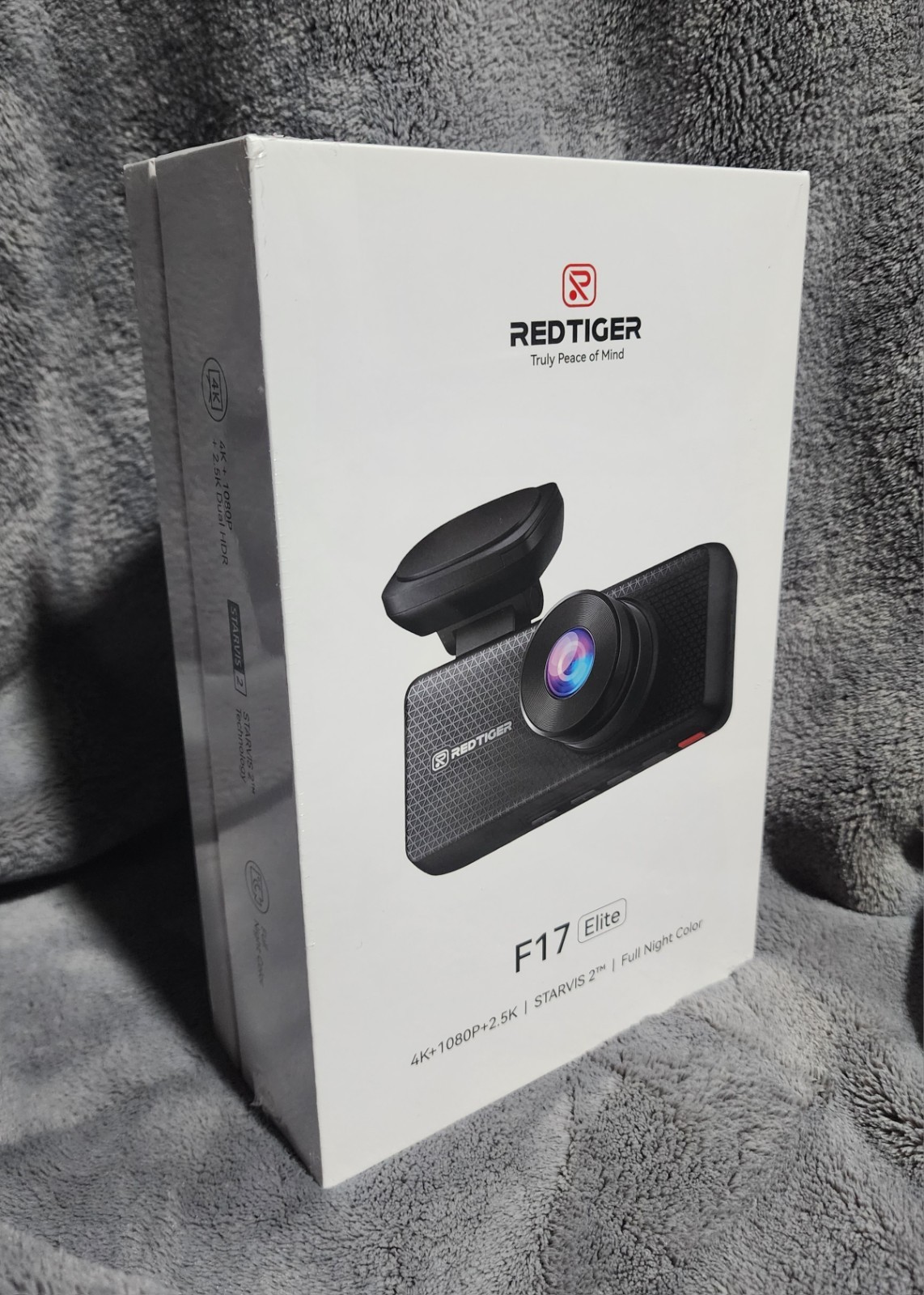 REDTIGER F17 Elite 4K Dash Cam 3 Channel, STARVIS 2 128GB Card, Full Night Color