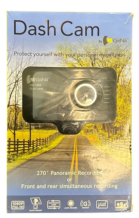 GiiNii GD-188X Dual Lens Dash Camera – RETAIL