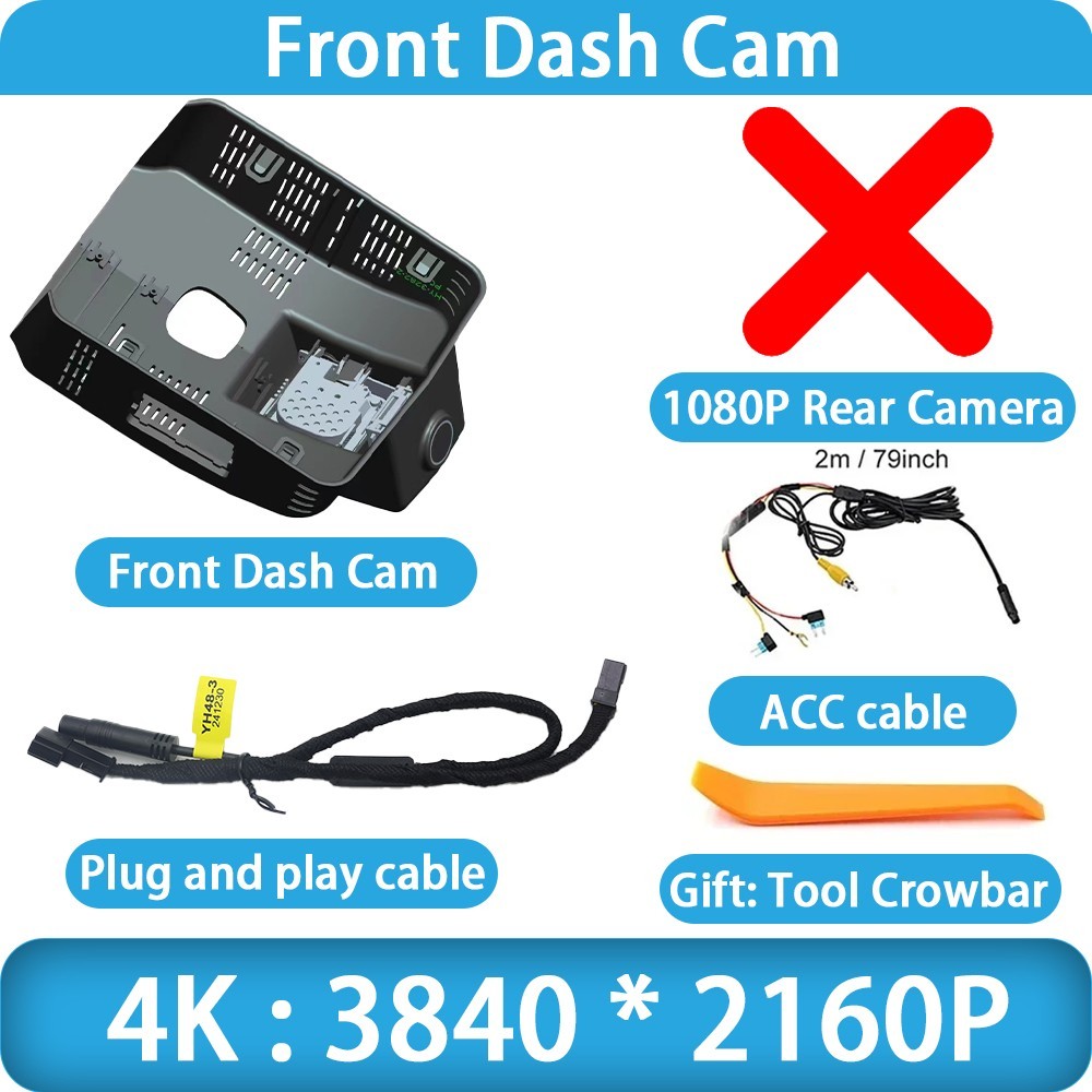 for Chery Tiggo 9 9X 8L Fulwin T9 Ebro S900 2024 2025 2026 DVR Dash Cam Camera
