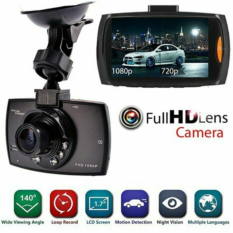 Car 1080P HD Dash Cam Camcorder Night Vision DVR Dashboard Camera Recorder