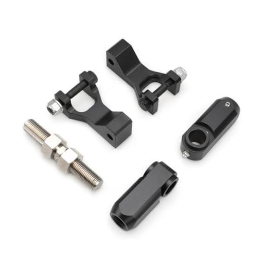 Front & Rear Billet Lowering Kit Compatible with Yamaha Raptor 660 660R black