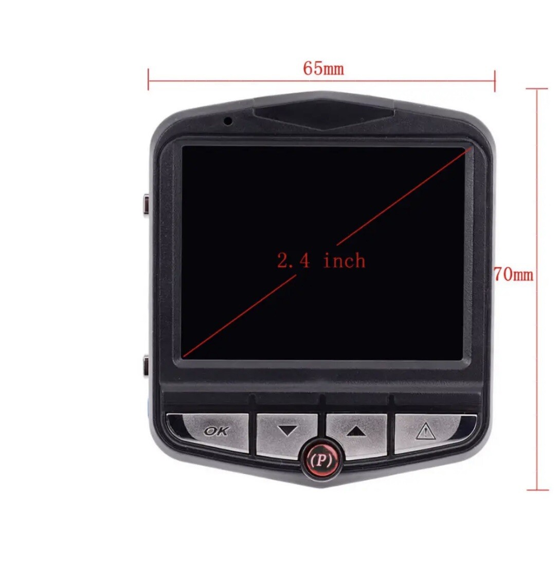 2.4” Full HD 1080P Dash Cam Car DVR Front or Rear Camera Night Vision G-sensor