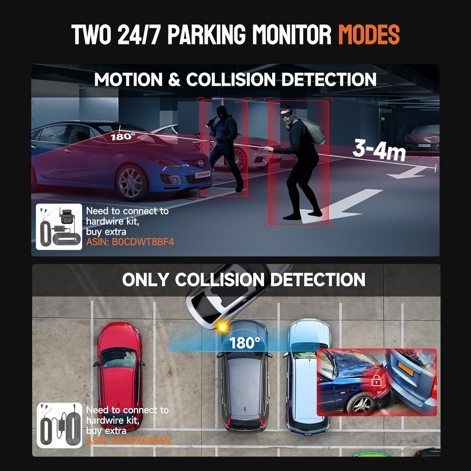 Mejor Camara De Seguridad FHD 1080P Para Carros De 360° Cámara De 4 Canales