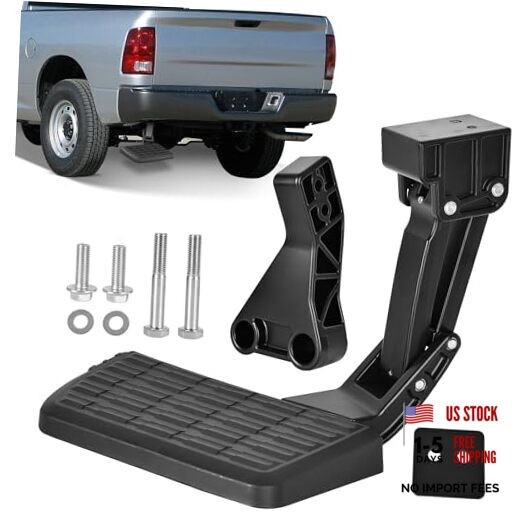 75306-01A Rear Bed Step Compatible with 2009-2018 Dodge Ram 1500, Ram