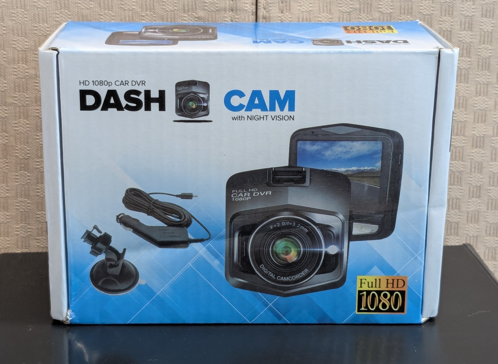 Car Dash Cam Vital Style Full HD DVR 1080p Front or Rear Night Vision NIB