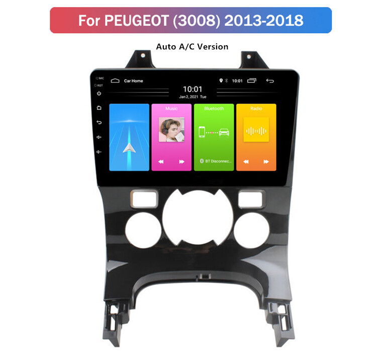 9″-11″ Car Radio Stereo Play Touch Screen Head unit for Peugeot (3008) 2013-2018