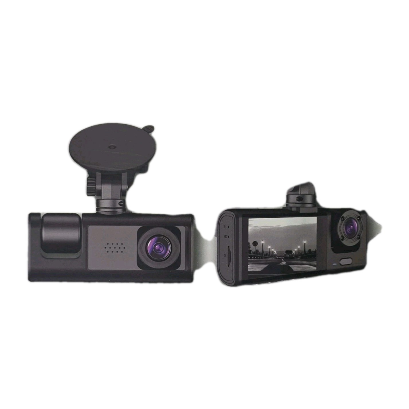 Black Box Traffic Recorder Dash Cam- Super HD 1296P With Memory Card Back Up Cam