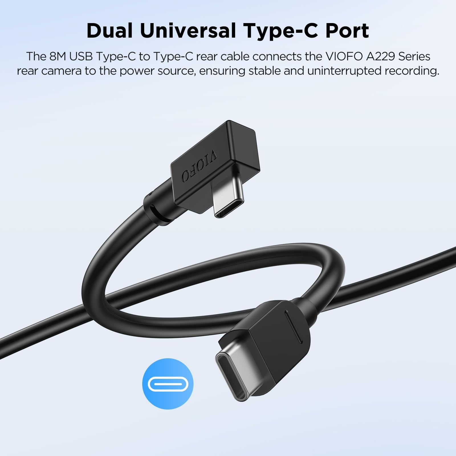 Rear Cable 8M(26.2ft) only for A229 Plus/Pro/Ultra Dash Camera