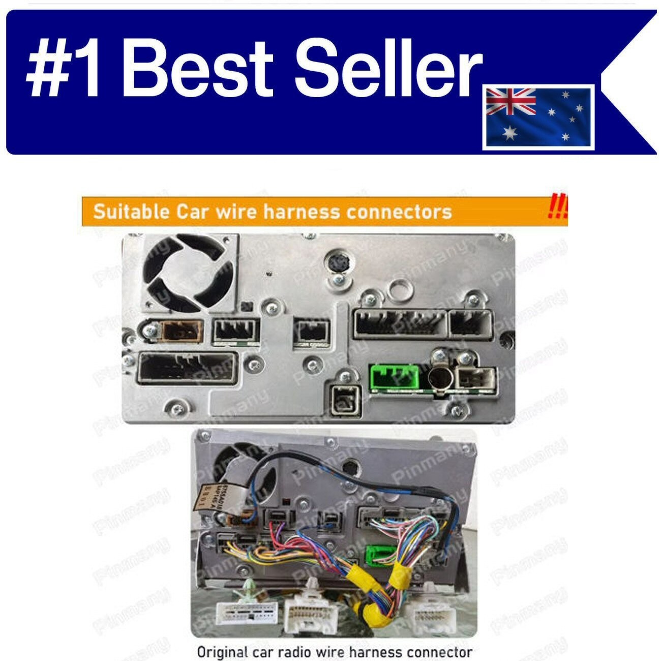 ANDROID ROCKFORD POWER CABLE HARNESS CANBUS FOR MITSUBISHI PAJERO