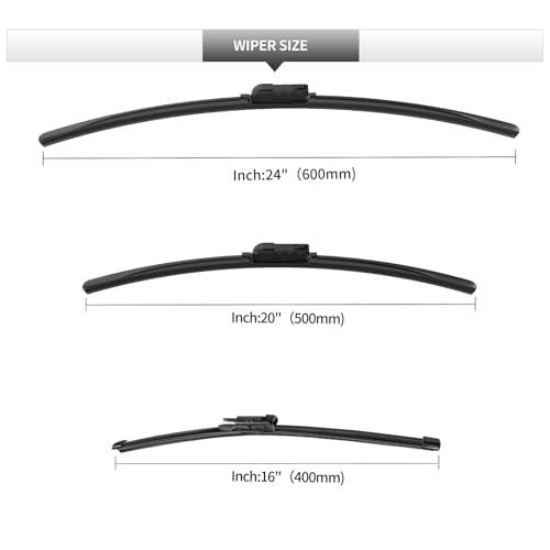 Front and Rear Windshield Wipers for Porsche Macan for ALL For Porsche Macan