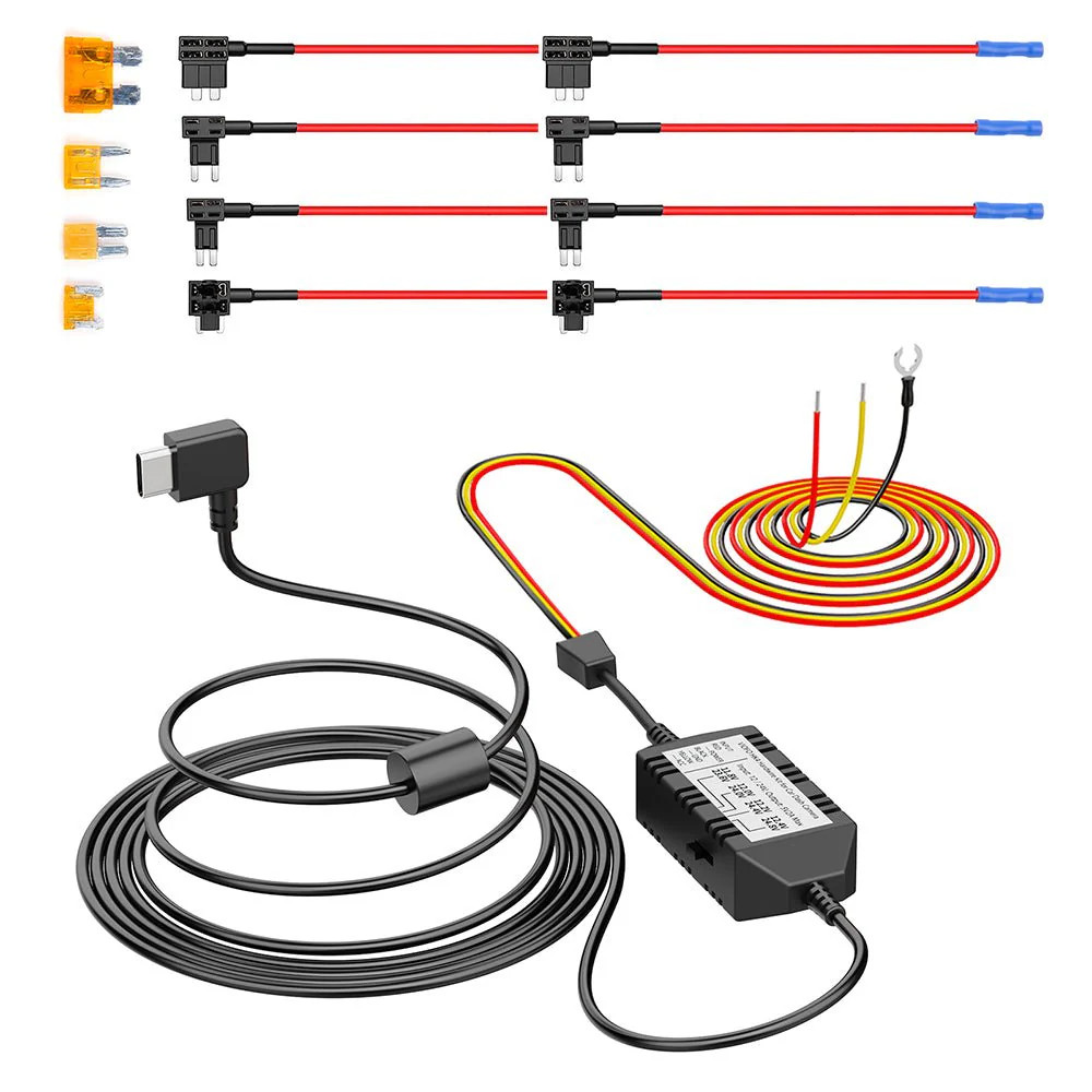 VIOFO Type-C HK4 Hardwire Kit With 8pc Full Set Fuse Tap