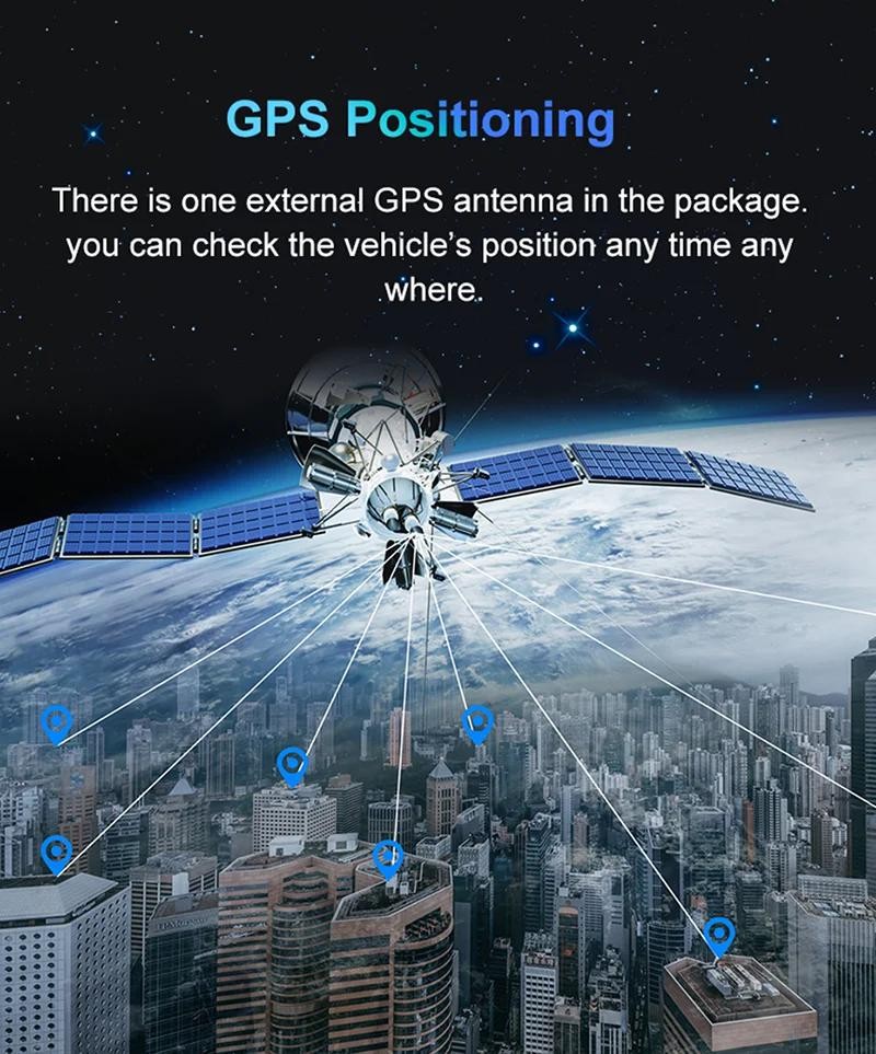 1080P GPS Tracking WiFi Hotspot Car DVR Dash Cam G-sensor Driving Video Recorder