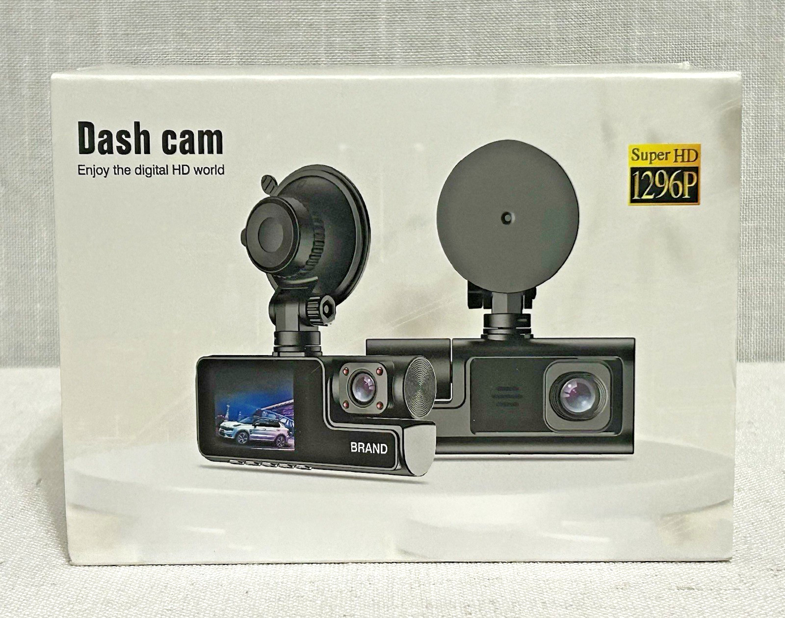 Dash Cam – Super HD 1296P Vehicle Black Box DVR 2″ Display 170 Degree Wide Angle