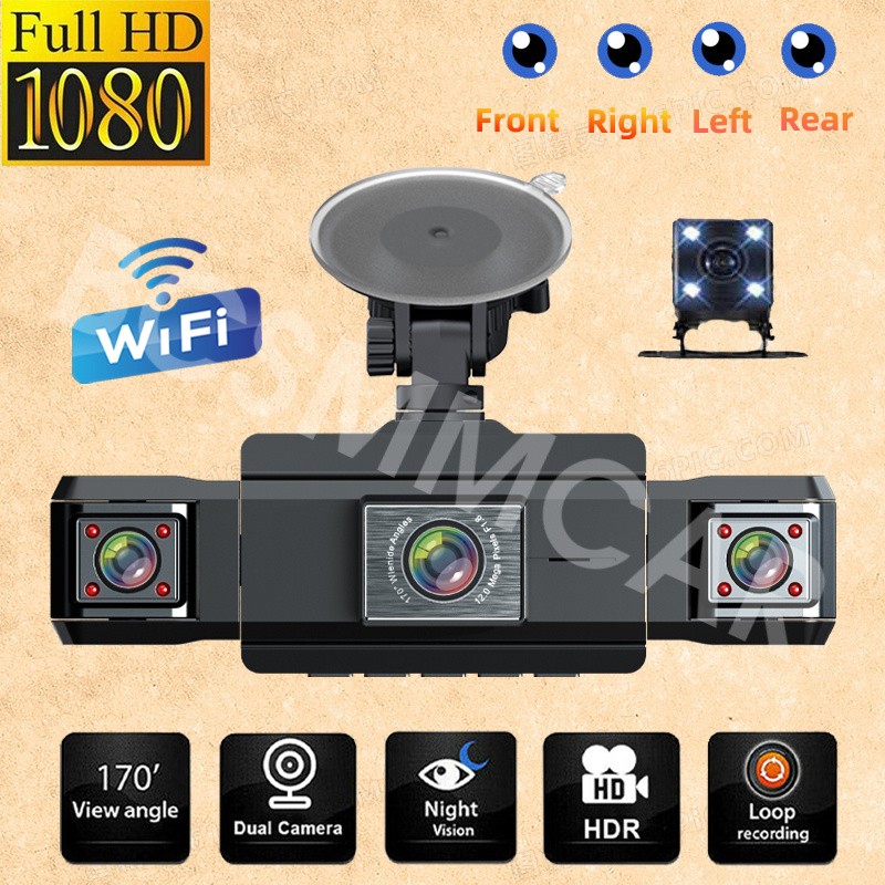 WiFi HD Car Dash Camera DVR Driving Recorder Night Vision Loop Video W/32G Card