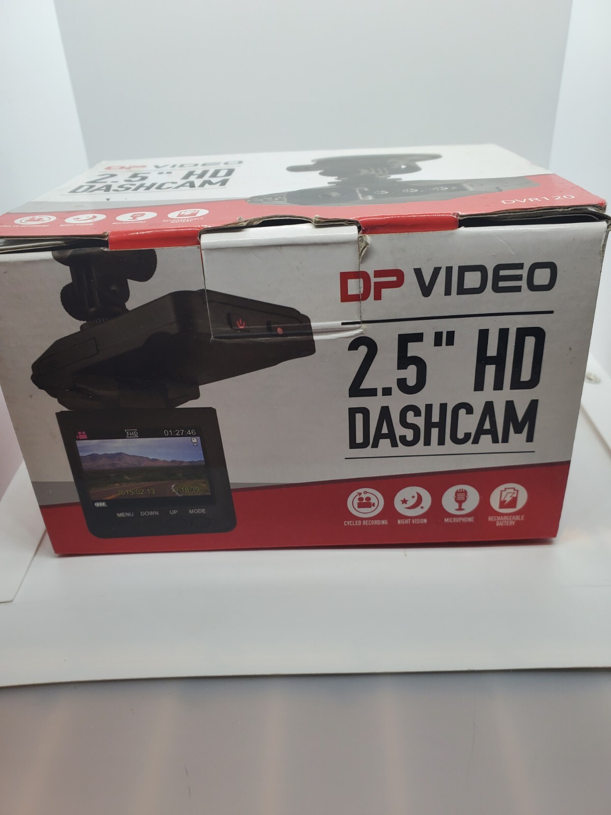 DP Video DVR 120 2.5″ HD Dashcam