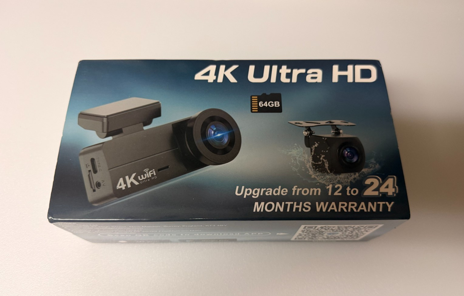 4k Ultra HD Vehicle Dashcam