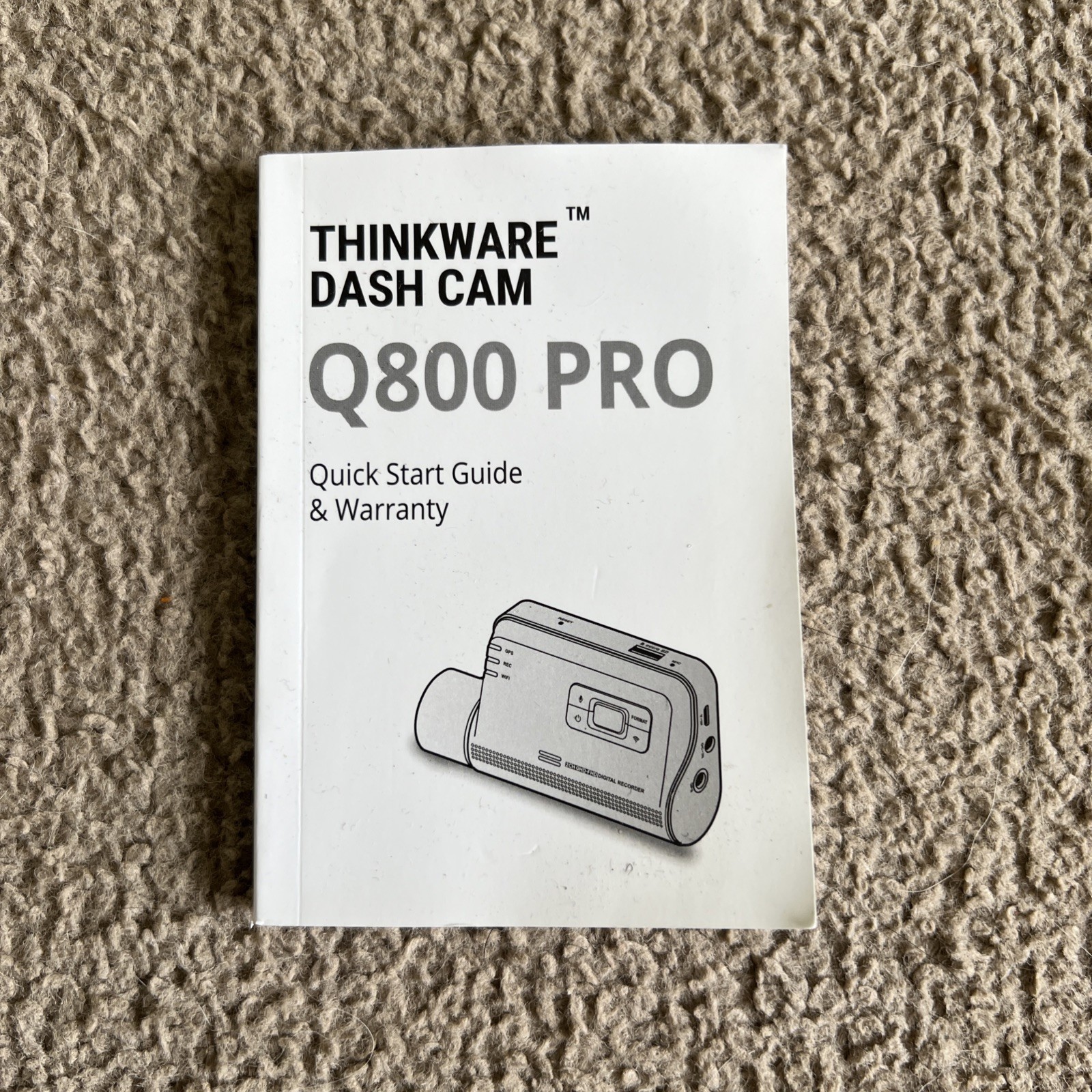 THINKWARE Q800 Pro Dash Car Camera