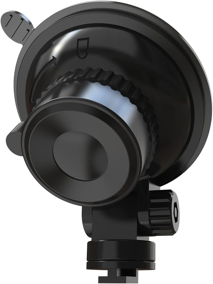 R4RD Dash Cam Suction Cup Mount – 360° Rotating Holder for Windshield Stability