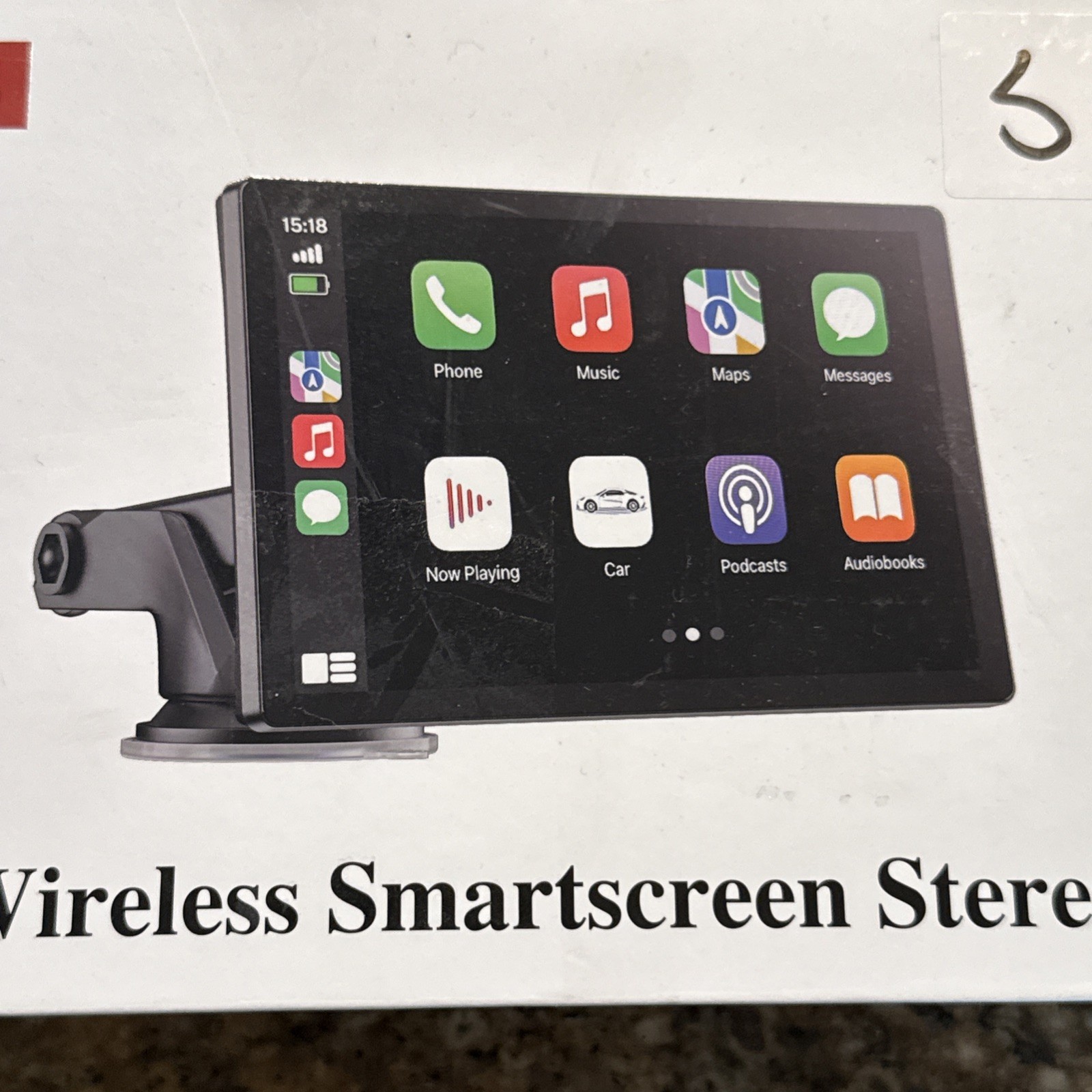 Q9S Wireless Carplay Screen Car Play 9″ HD Touchscreen Android Auto 1080P Smart