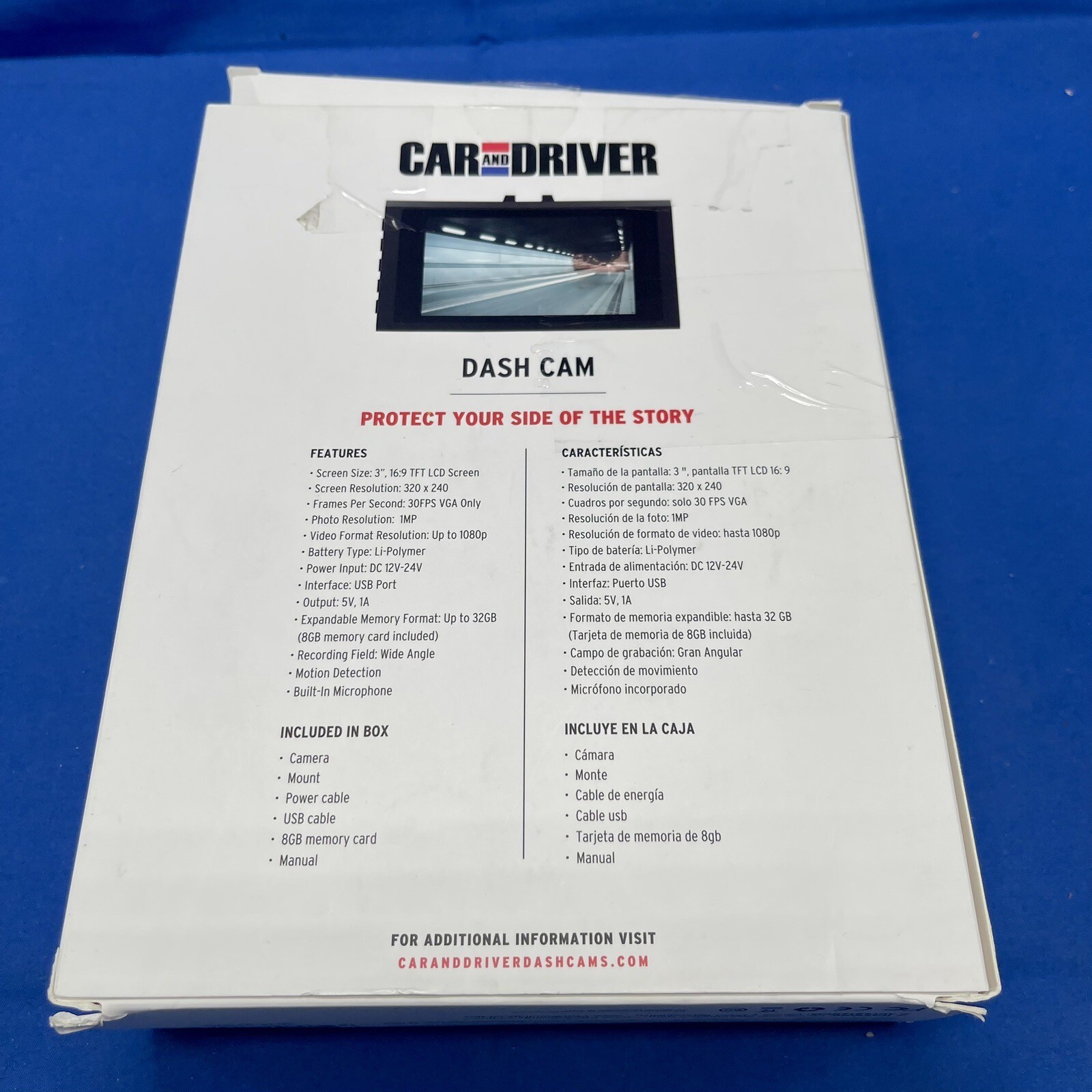 Dash Cam 1080p Car and Driver (CDC-608) Full HD 8GB Memory Card – Tested