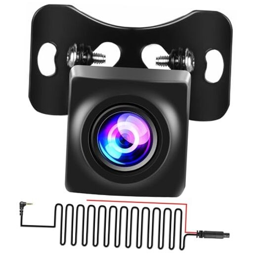 [for Portable Car Radio] 4 Pin Upgrade AHD 1080P Backup Camera, Camera for