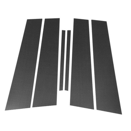 6 Pcs Front Rear Left Right Car Door Pillar Window Trim for Buick Lacrosse