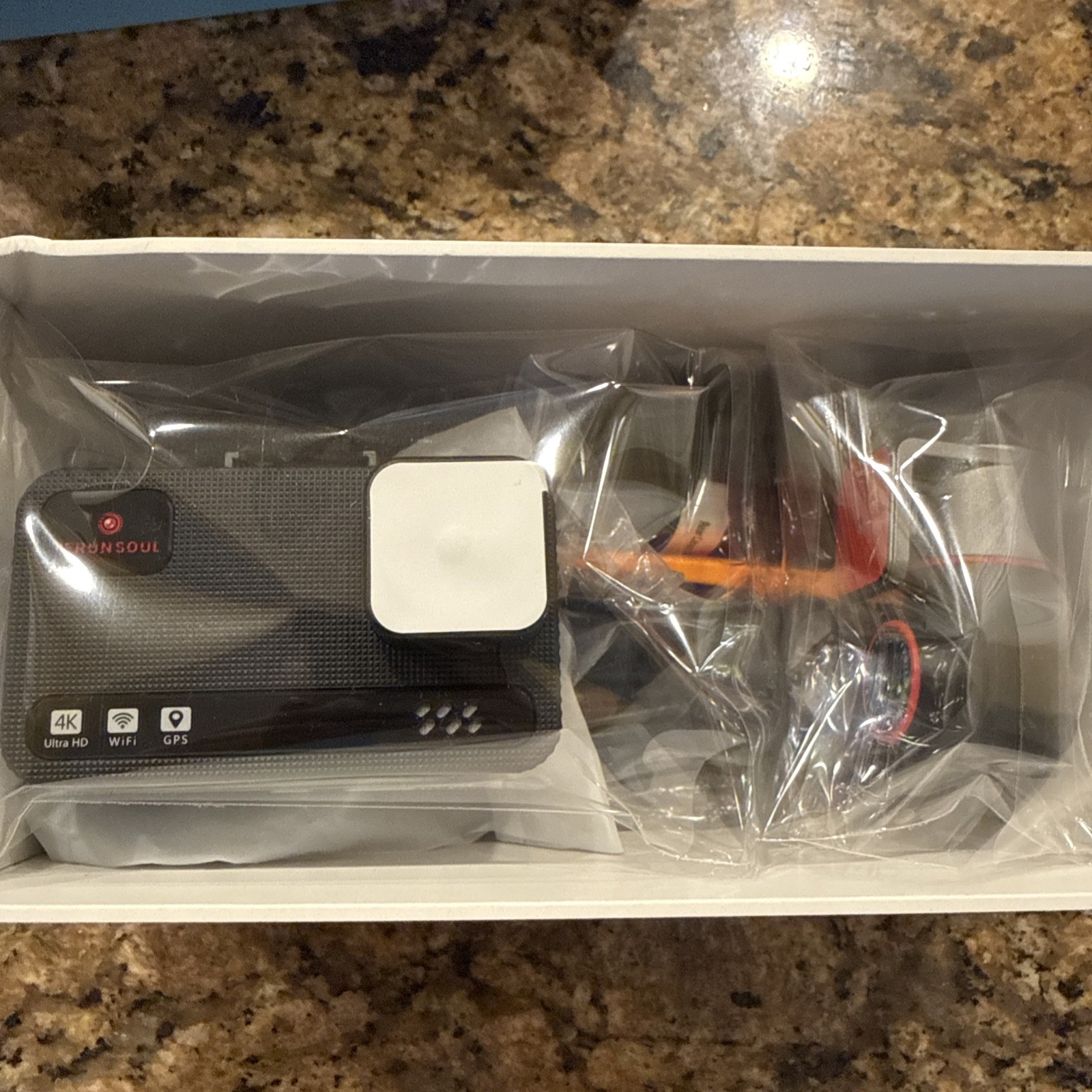 Terunsoul D016 4K Dash Cam Set with GPS, G-Sensor & 24-Hour Monitor WiFi 6