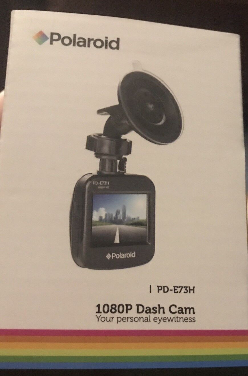 NIB! SEALED! Polaroid 1080P Dash Cam – 16G MicroSD Card