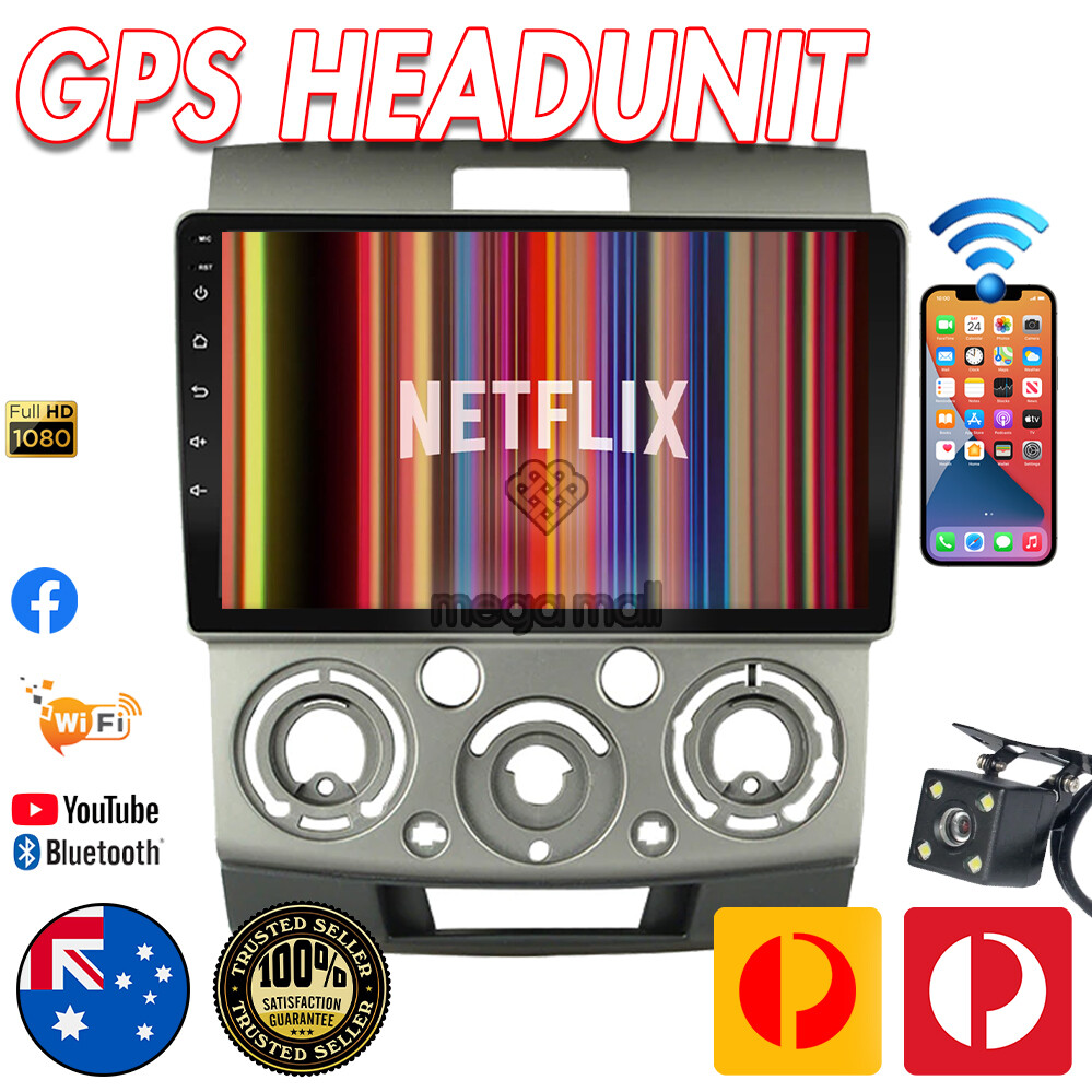 9″ ANDROID 10.0 GPS SAT NAV BT USB FOR FORD RANGER MAZDA BT50 BT-50 2006-2011