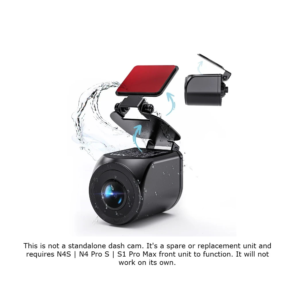 Vantrue RC09 Waterproof Rear Camera for N4S | N4 Pro S | S1 Pro Max