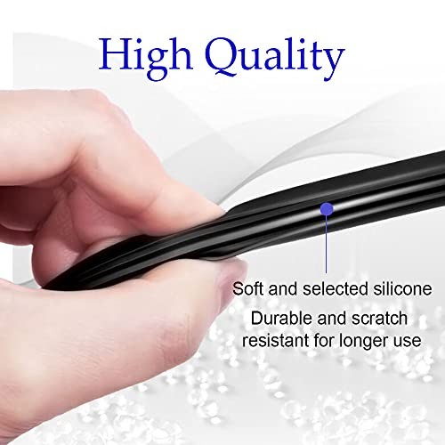 4PCS Wiper Blade Refill, 26 inch DIY Adjustable Universal Replacement 26 INCH