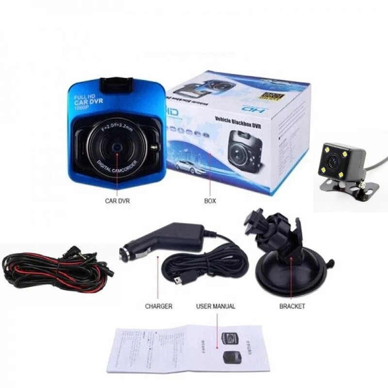 AUSHA Full HD Dual Car Dashboard Camera Front &Rear High-Resolution Driving