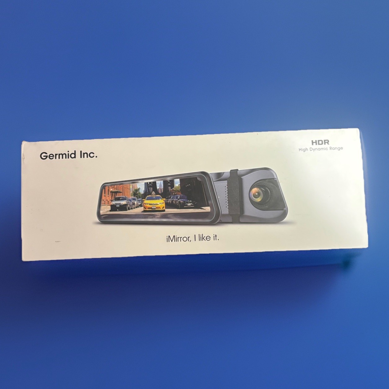 Germid 2K HD Touch Screen Mirror Dash Cam DVR Front & Rear Camera New in Box
