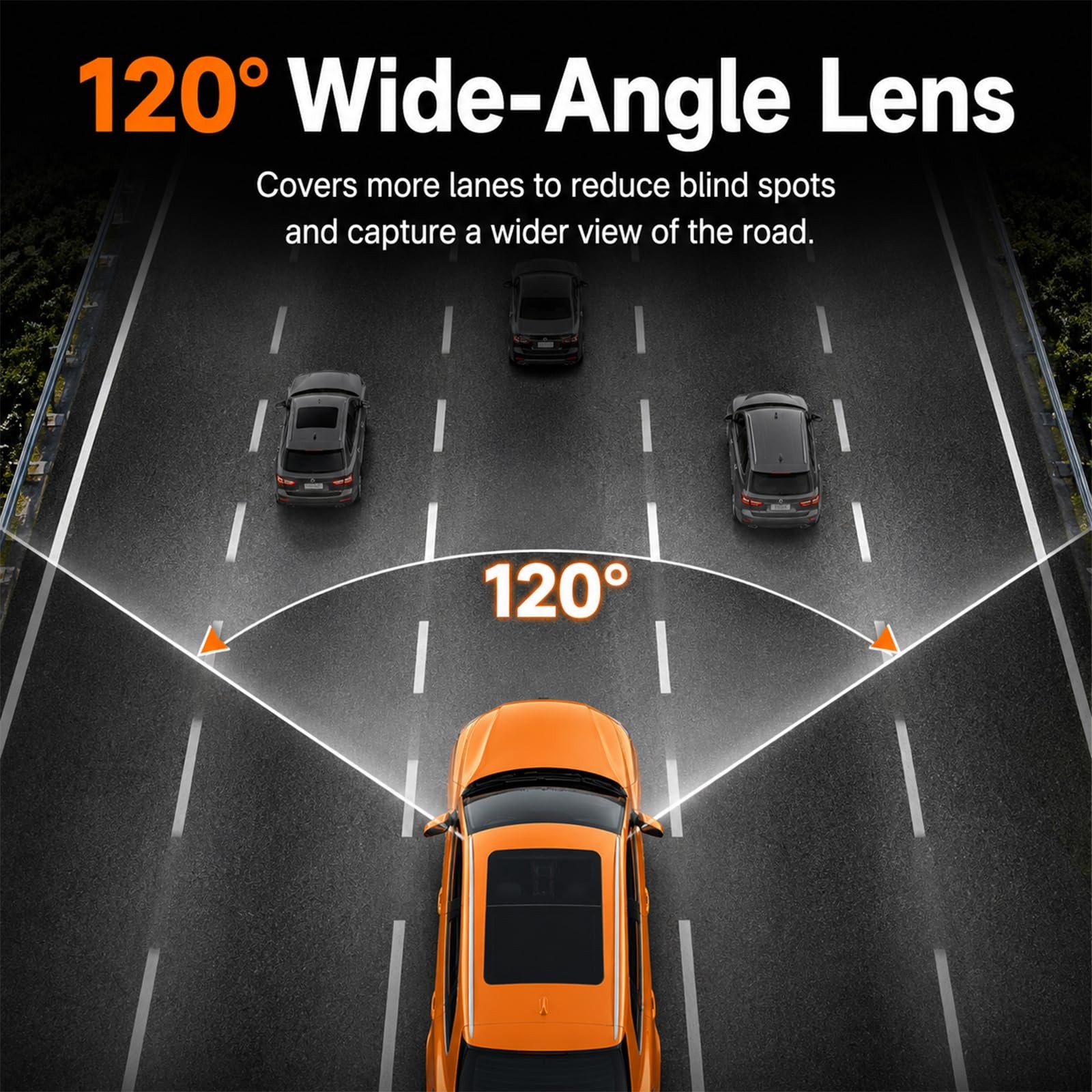 2.4-inch 1080p High-Definition Dash cam for Cars with Super Night Vision, 24-…