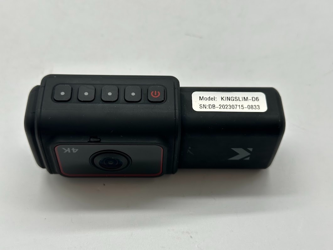 Kingslim D6 4K Dual Dash Cam – WiFi & GPS Front and Inside Uber Car Camera