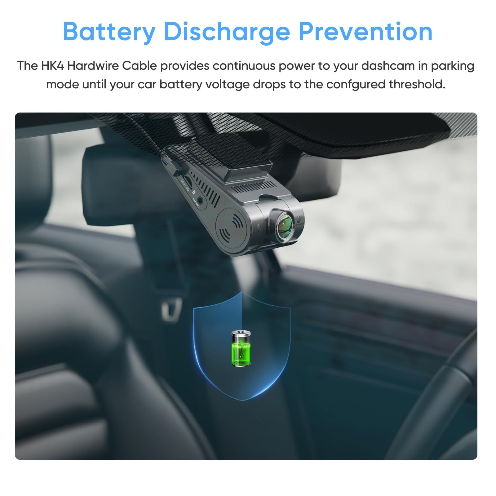 Hardwire Kit for Dash Cam – 8 Fuse Taps, Type-C Port, A329/A229/A119Mini2/A139Pr
