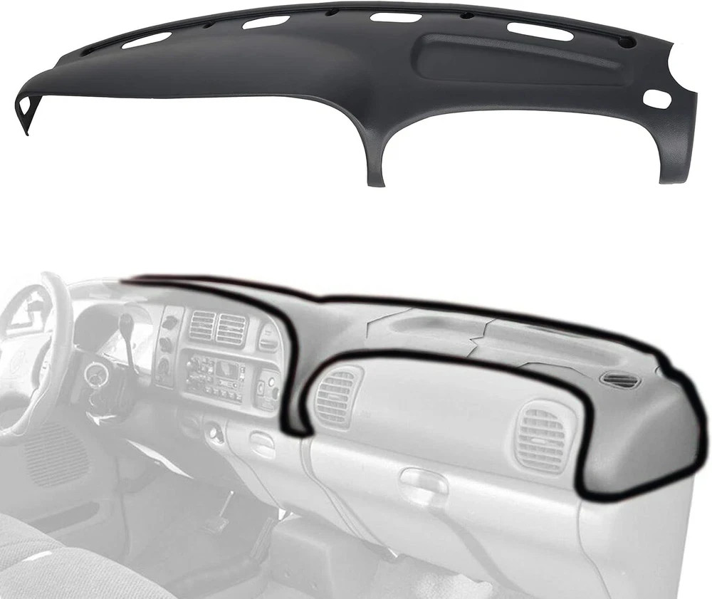 Dash & Bezel Cover Compatible with 1998-2002 Dodge Ram 1500 2500 3500 Trucks NEW