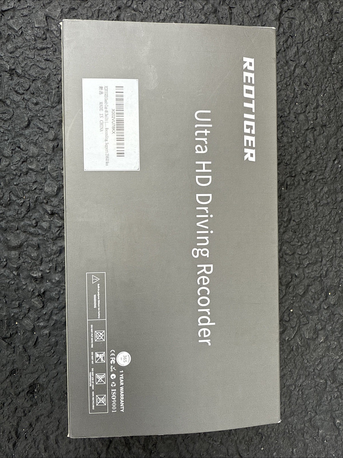 Redtiger Ultra HD Driving Recorder With Samsung Micro SD