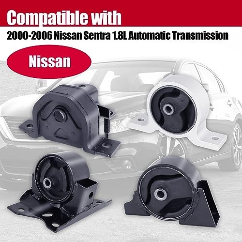Engine Mount Motor Compatible with Fits | 2000-2006 Nissan Sentra 1.8L