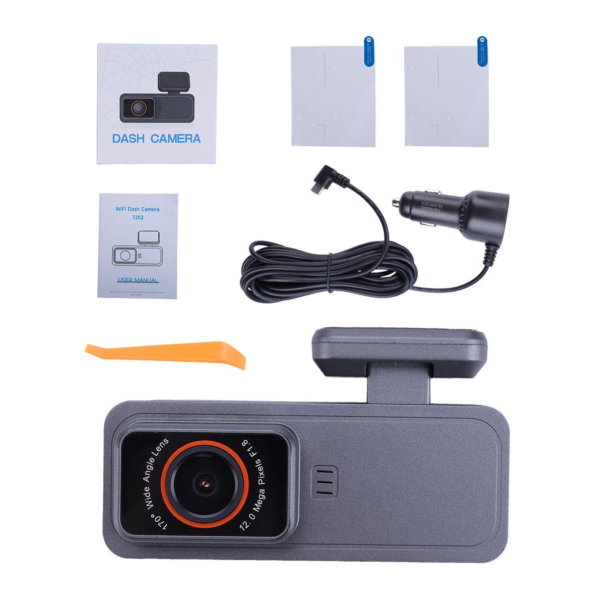 Dash Cam Front 1080P Dash Camera for Cars Dashcam Recorder Built-in 2.4G Wifi US