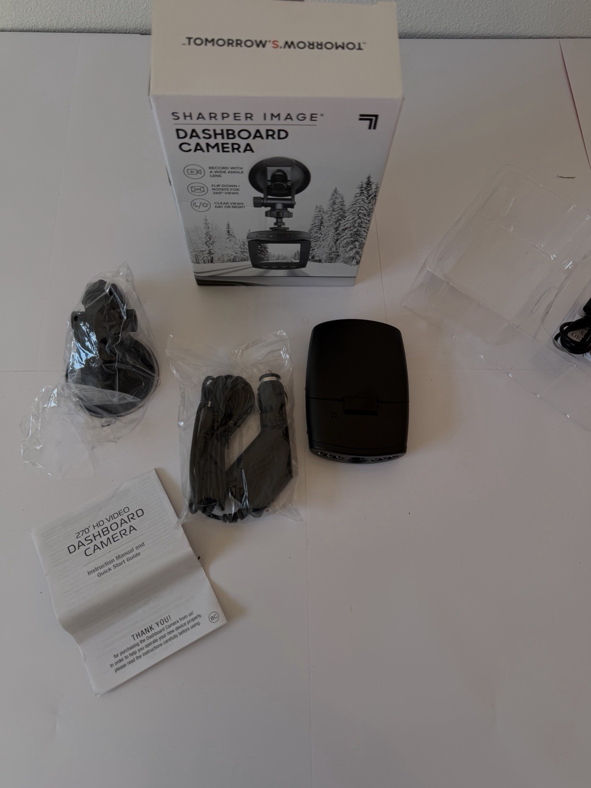 Dashboard Camera Car Recorder NEW HD 270 Degree Video By Sharper Image