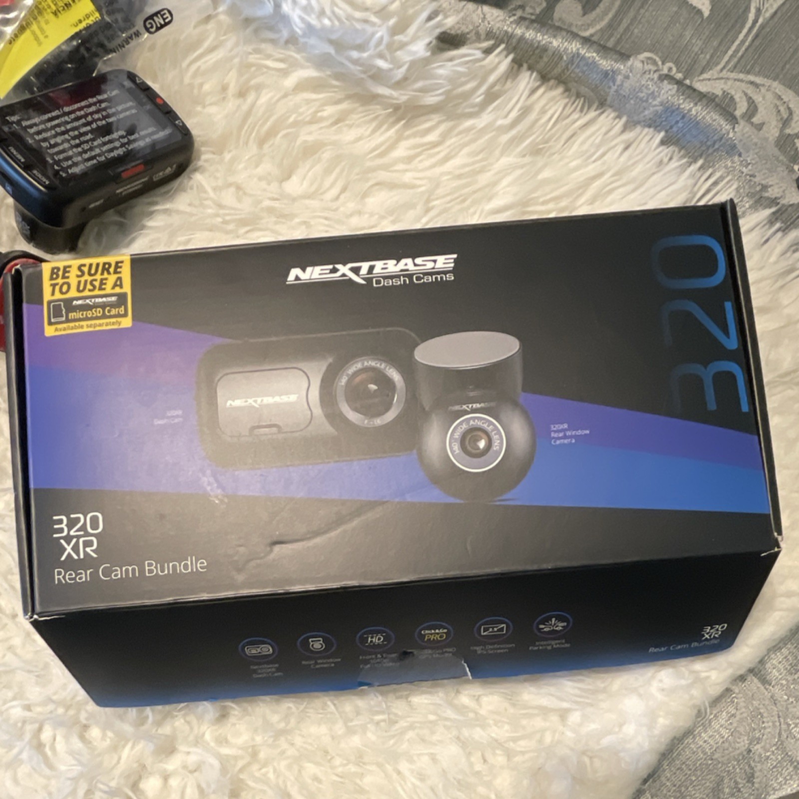Nextbase 320XR 1080p Dash Cam + Rear Window Cam – Parking Mode, Night Vision™