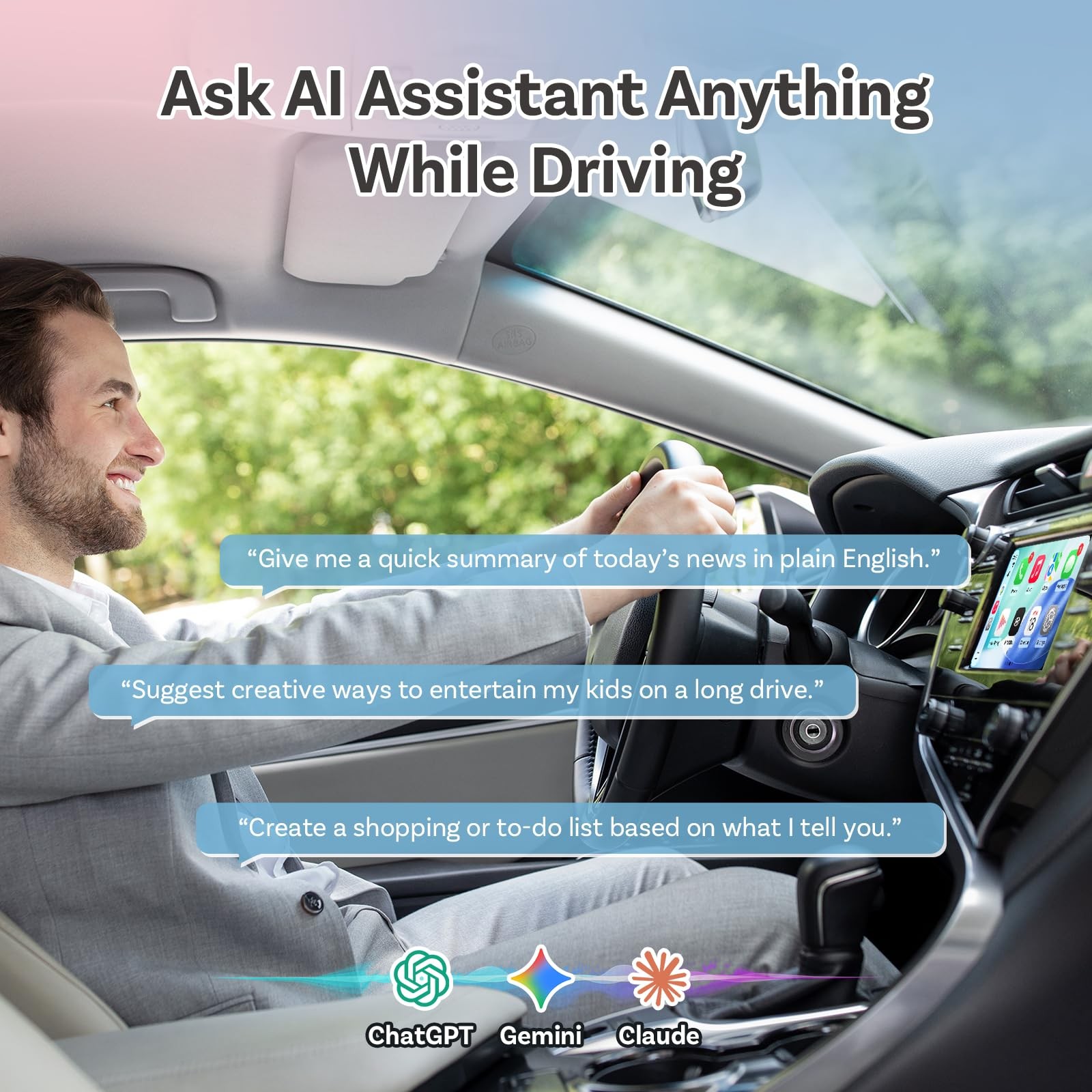 OTTOCAST Mini Core, 2026 NextGen Wireless CarPlay & Android Auto Adapter, WiF…