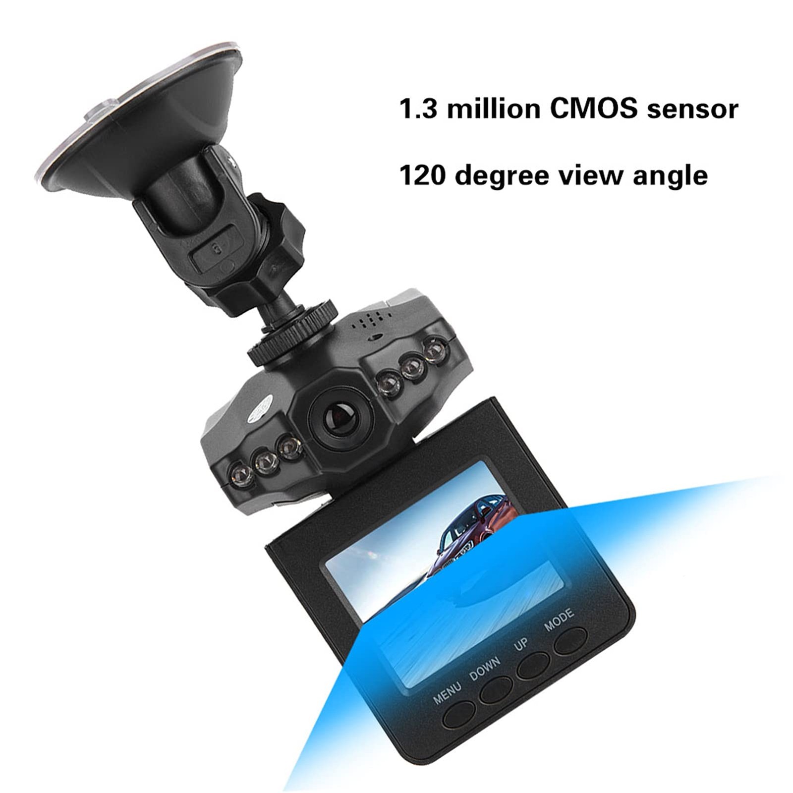 1280 * 1080P Car Backup Camera, Rearview Camera Mirror Dash Cam 165° Wide Ang…