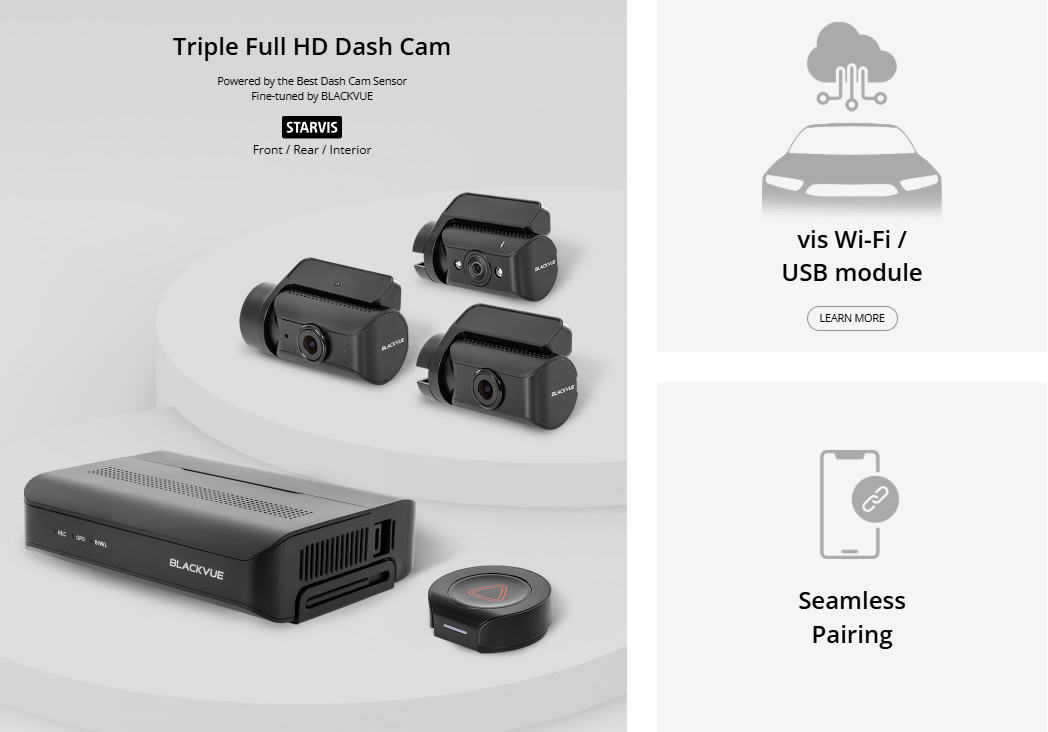 Blackvue DR770X BOX-3CH Pro GPS WiFi Optional LTE (512GB)